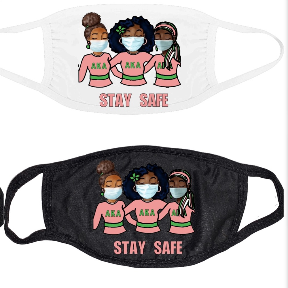 Cloth AKA face mask covering sorority